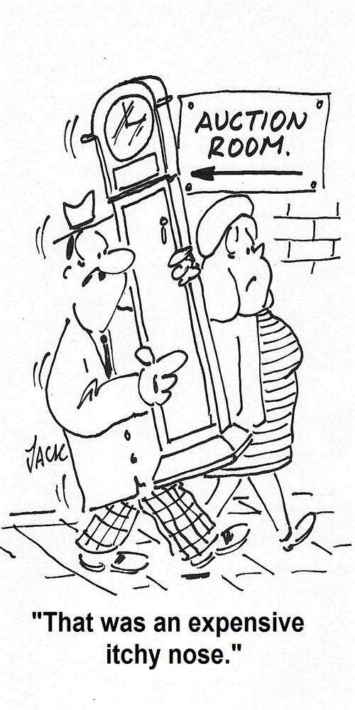 'That was an expensive itchy nose.'