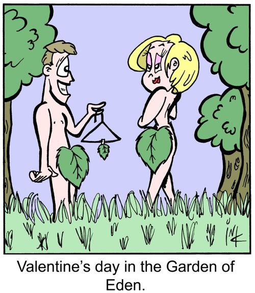 Valentine's day in the Garden of Eden.