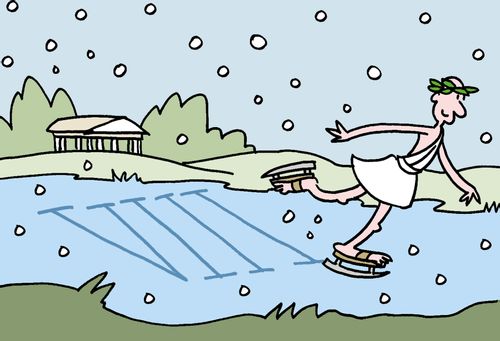 Julius Ceasar Skating.