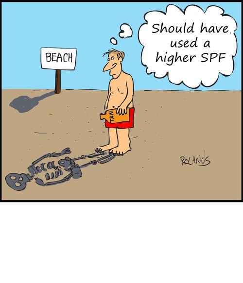 Should have used a higher SPF...