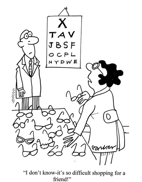 'I don't know - it's so difficult shopping for a friend!'