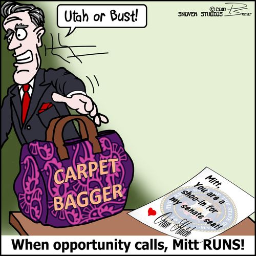When opportunity calls, Mitt RUNS!