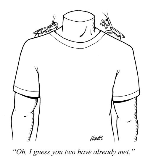 'Oh, I guess you two have already met.'