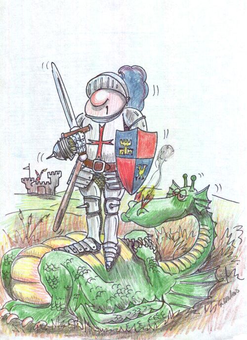 George and the dragon.