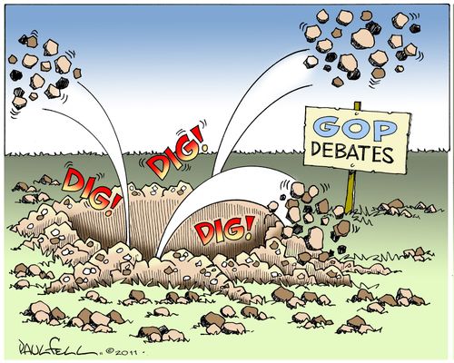 GOP Debates: Digging A Hole
