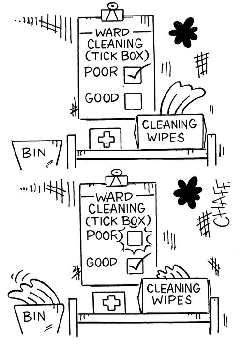 Ward Cleaning.