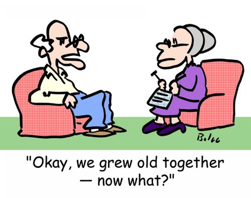 'Okay, we grew old together - Now what?'