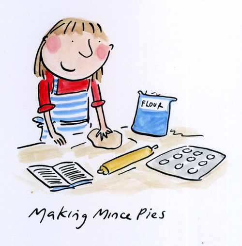 Making Mince Pies.