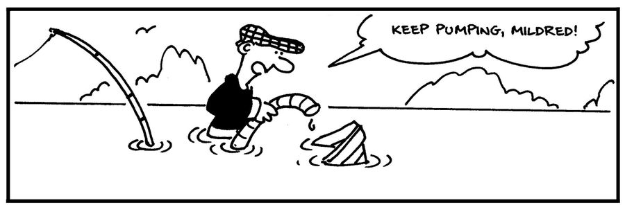 'Keep pumping Mildred.'