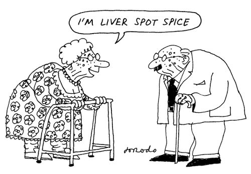 "I'm liver spot spice."