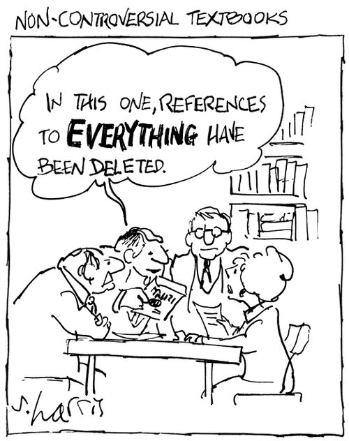 "In this one, references to everything have been deleted."