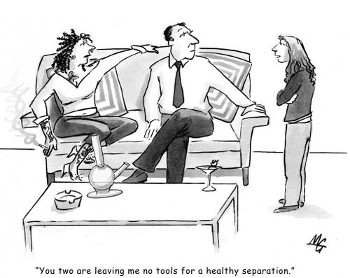 'You two are leaving me no tools for a healthy separation.'
