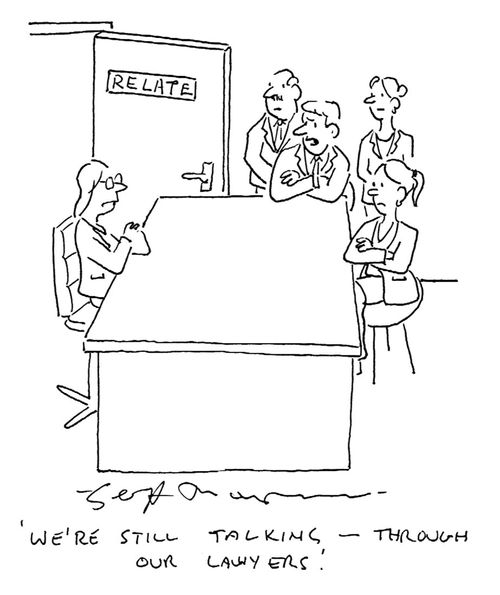 "We're still talking - through our lawyers."