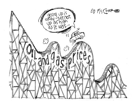"Going up is okay - just not up as high as it was..."