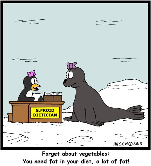 'Forget about vegetables: You need fat in your diet, a lot of fat!'