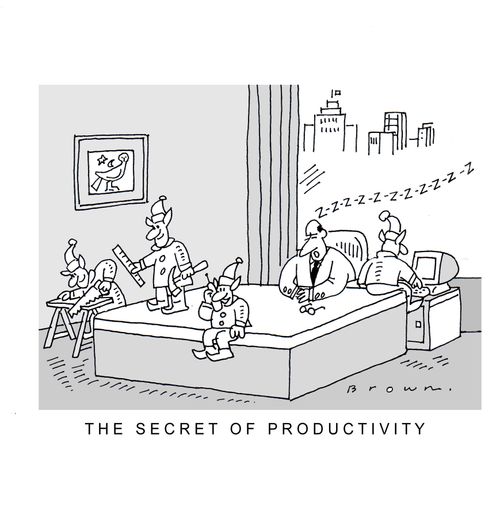 'The secret of productivity.'