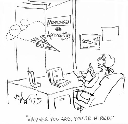 "Whoever you are, you're hired."
