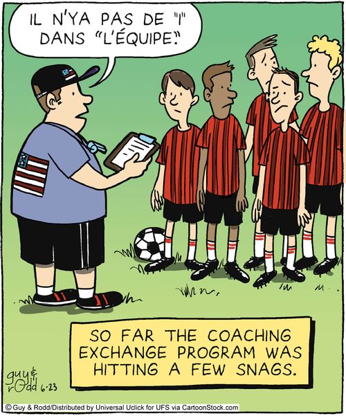 So far the coaching exchange program was hitting a few snags.
