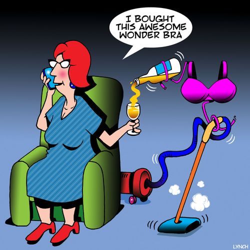 "I bought this awesome wonder bra."