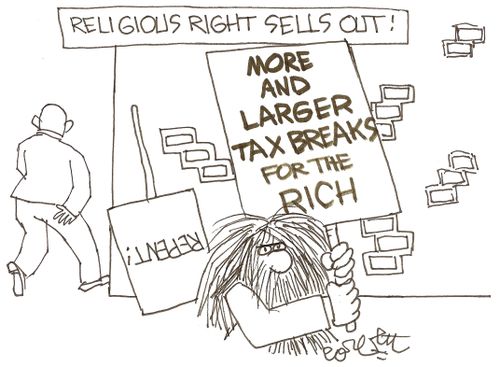 Religious right sells out!