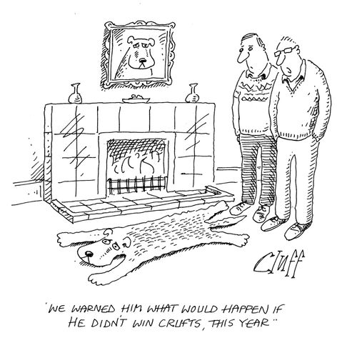 'We warned him what would happen if he didn't win Crufts, this year.'