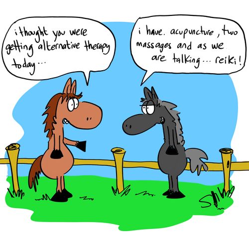 'I thought you were getting alternative therapy today...'