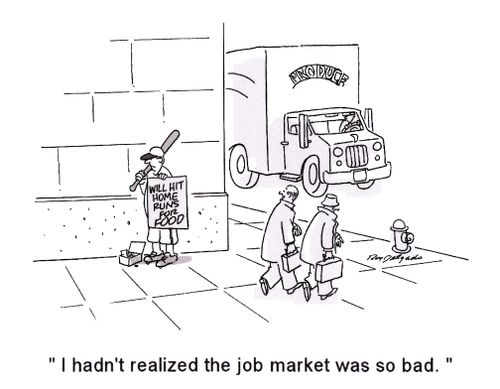 'I hadn't realized the job market was so bad.'