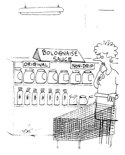 'Bolognaise Sauce, Original and Non-drip'