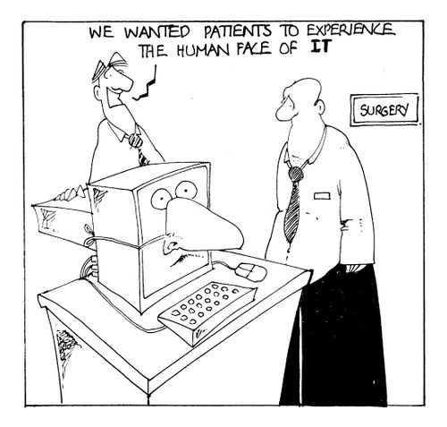 "We wanted patients to experience the human face of IT"