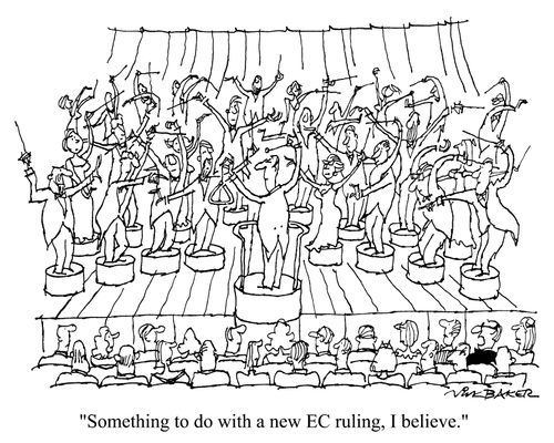 "Something to do with a new EC ruling I believe"