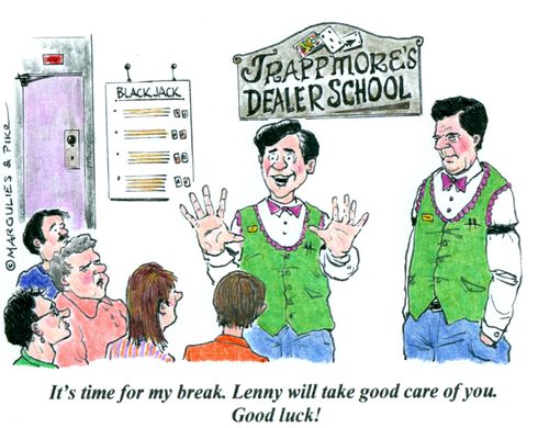 'It's time for my break. Lenny will take good care of you. Good luck!'