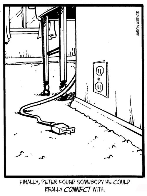 Finally, Peter found somebody he could really connect with.