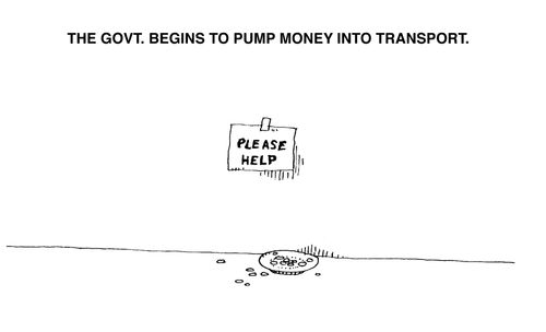 The Government begins to pump money into transport