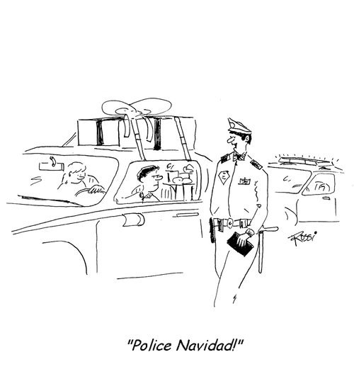 'Police Navidad!'