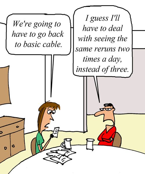 'We're going back to basic cable." 