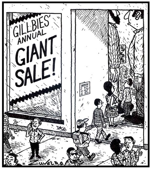 Gillbies' annual GIANT SALE! 