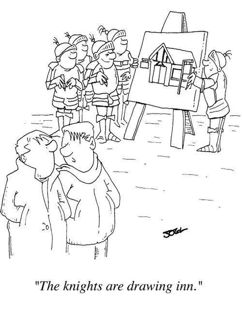 "The knights are drawing inn !"