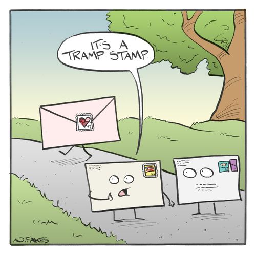 'It's a tramp stamp.'