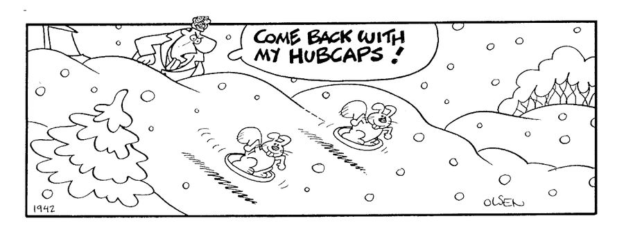 "Come back with my hubcaps!"