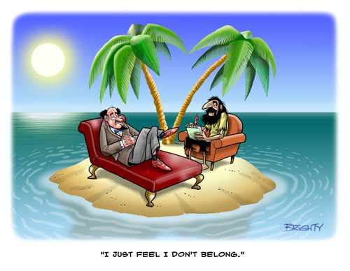 'I just feel I don't belong.'