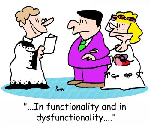 '...In functionality and in dysfunctionality....'