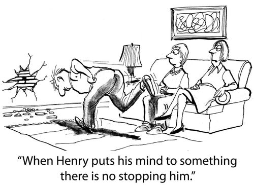 'When Henry puts his mind to something there is no stopping him.'