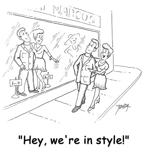 'Hey, we're in style!'