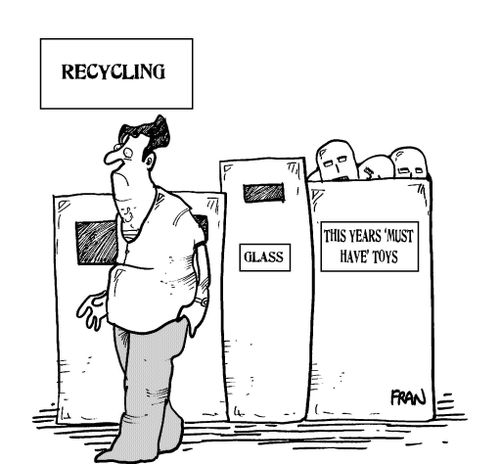 Recycling after Christmas: This years 'must have' toys.