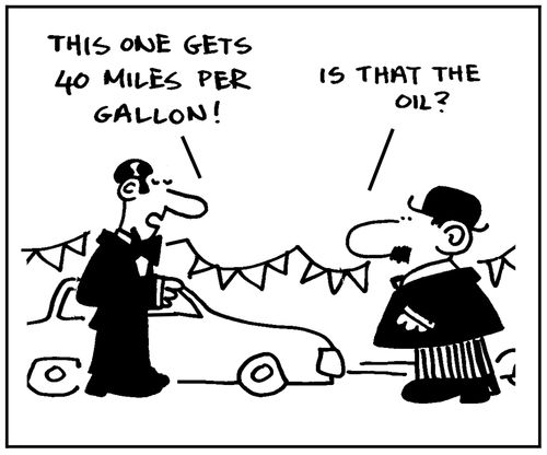 'This one get 40 miles per gallon.'