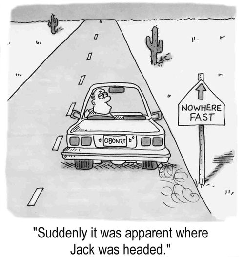 'Suddenly it was apparent where Jack was headed.'