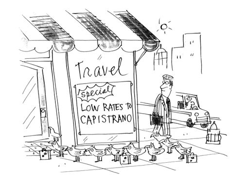 Travel: Special low rates to Capistrano