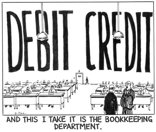 'And this I take it is the bookkeeping department.'