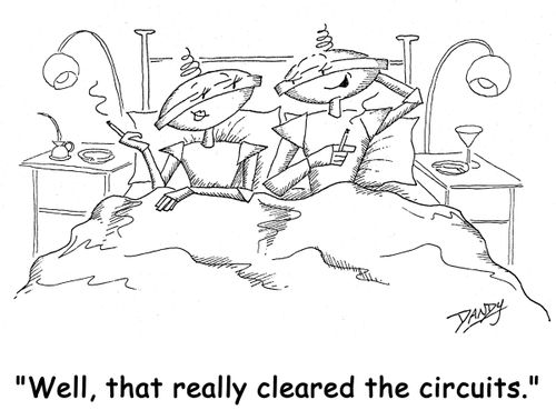 'Well, that really cleared the circuits.'