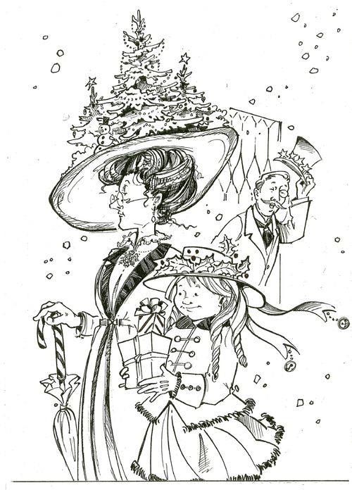 Old fashioned Christmas shopping